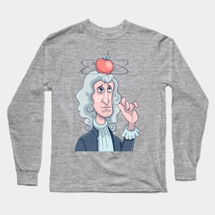 Isaac Newton Apple Long Sleeve T-Shirt